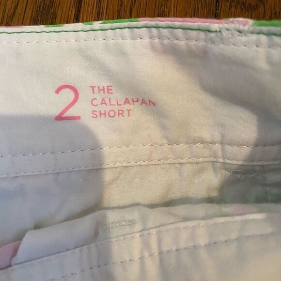 LILLY Pulitzer pink and green Callahan shorts - Picture 6 of 9